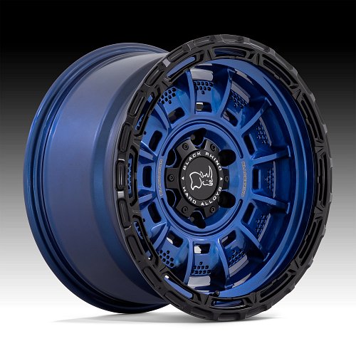 Black Rhino Legion Cobalt Blue Custom Truck Wheels 1